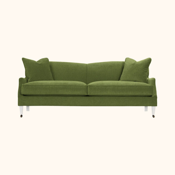 Alcott Sofa Rust Velvet